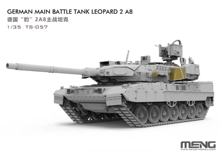Czołg Leopard 2A8 German Main Battle Tank TS-057 Meng
