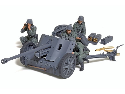 Armata przeciwpancerna 5 cm German Anti-Tank Gun Pak 38 35392 Tamiya