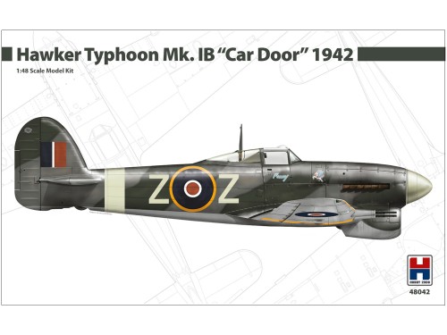 Samolot Hawker Typhoon Mk.IB Car Door 1942 48042 Hobby 2000
