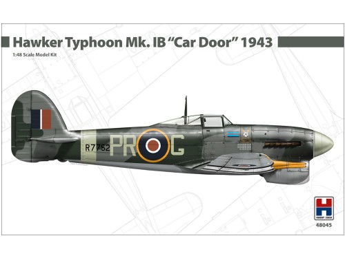 Samolot Hawker Typhoon Mk.IB Car Door 1943 48045 Hobby 2000