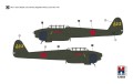 Samolot Nakajima J1N1-S Gekko Late 72085 Hobby 2000