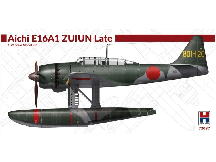 Samolot Aichi E16A1 Zuiun Late 72087 Hobby 2000