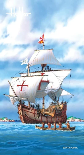 Karaka żaglowiec Santa Maria 80865 Heller