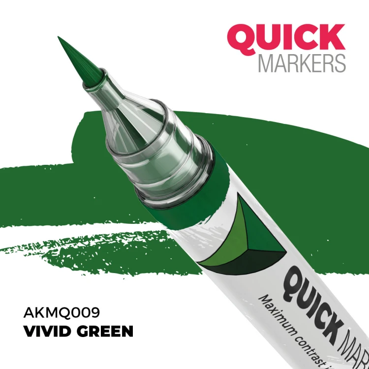 Marker Quick Markers Vivid Green AKMQ009 AK Interactive