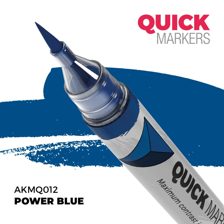 Marker Quick Markers Power Blue AKMQ012 AK Interactive