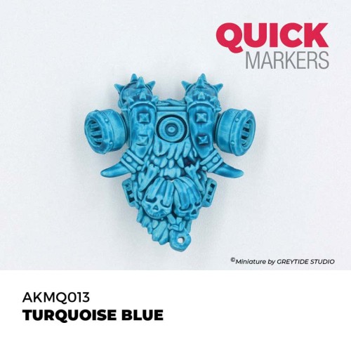 Marker Quick Markers Turquoise Blue AKMQ013 AK Interactive
