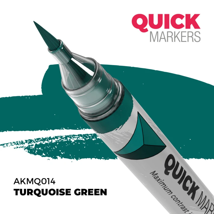 Marker Quick Markers Turquoise Green AKMQ014 AK Interactive