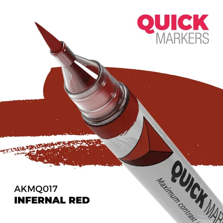 Marker Quick Markers Infernal Red AKMQ017 AK Interactive