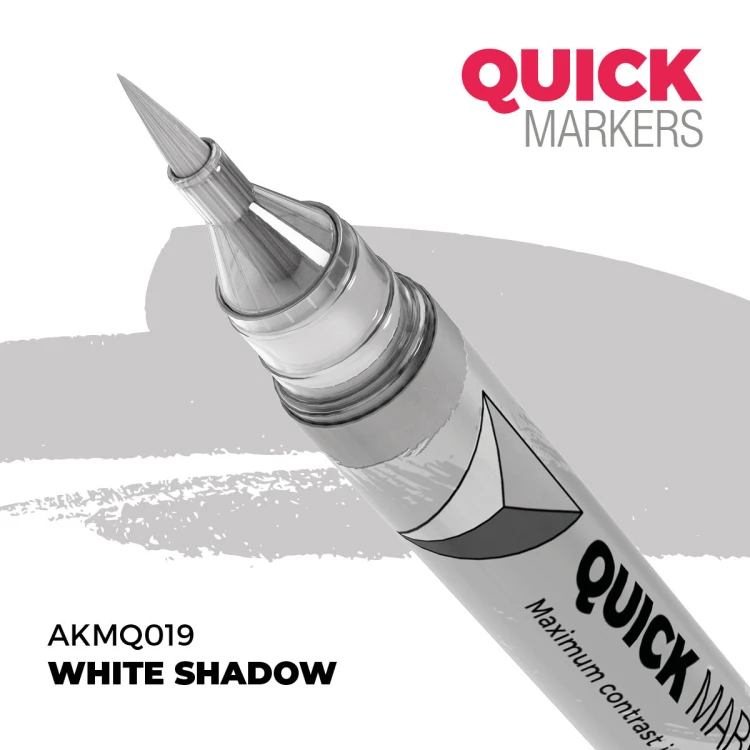 Marker Quick Markers White Shadow AKMQ019 AK Interactive