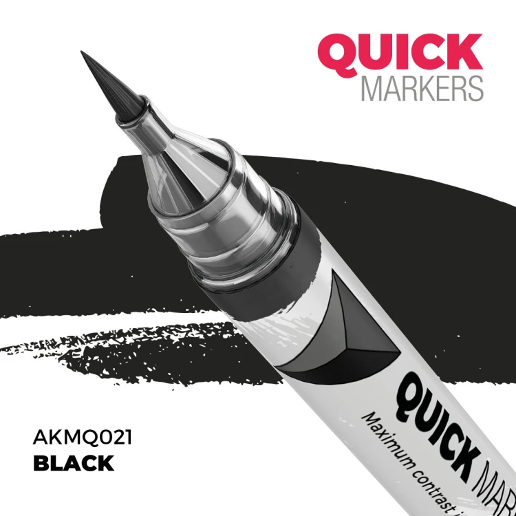 Marker Quick Markers Black AKMQ021 AK Interactive