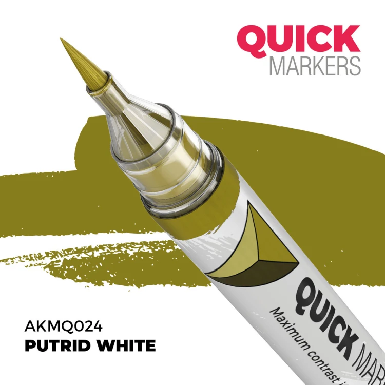 Marker Quick Markers Putrid White AKMQ024 AK Interactive