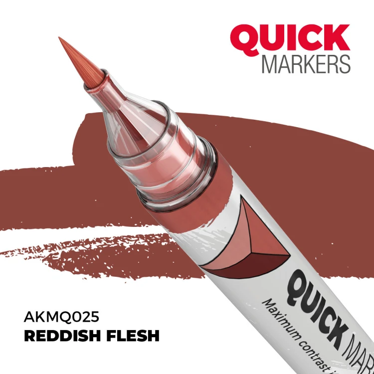 Marker Quick Markers Reddish Flesh AKMQ025 AK Interactive