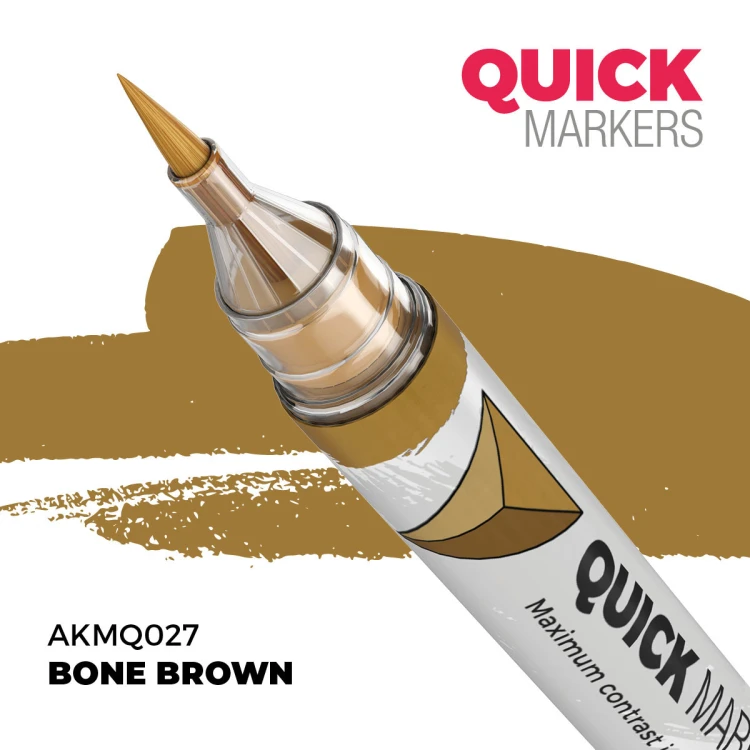 Marker Quick Markers Bone Brown AKMQ027 AK Interactive