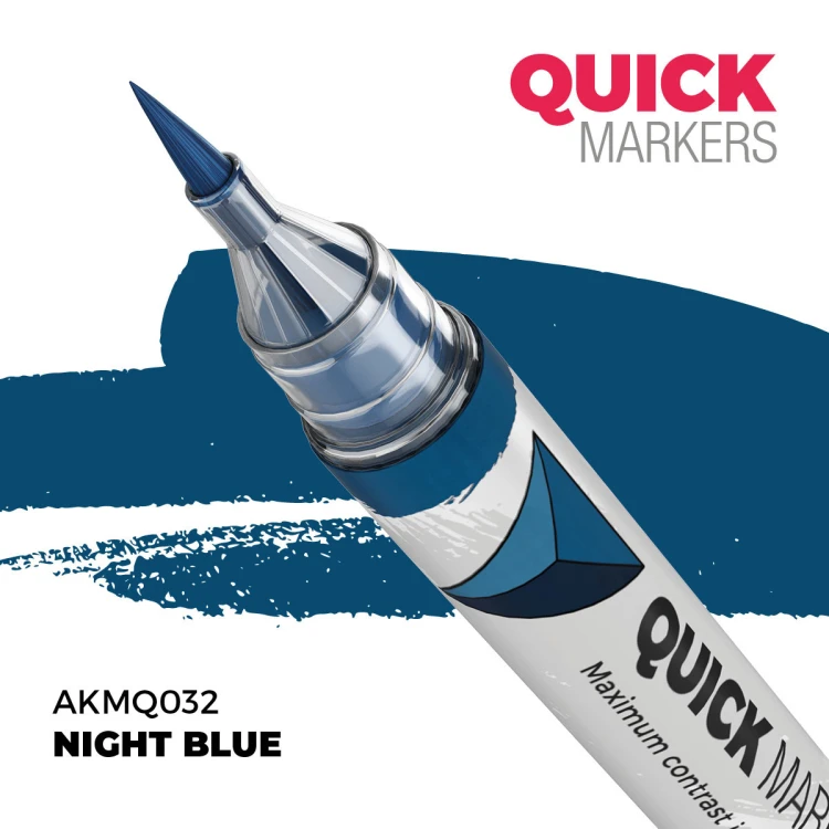 Marker Quick Markers Night Blue AKMQ032 AK Interactive