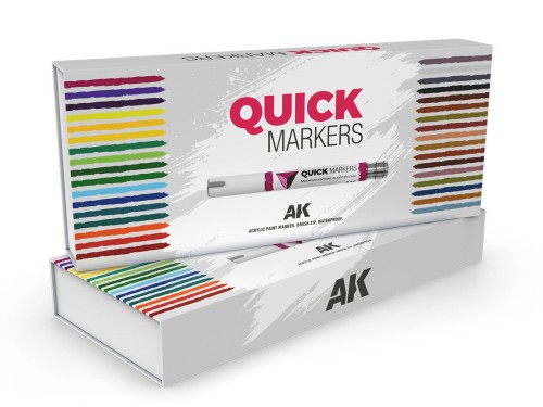 Markery Quick Markers Special Box 34szt. AKMQ150 AK Interactive