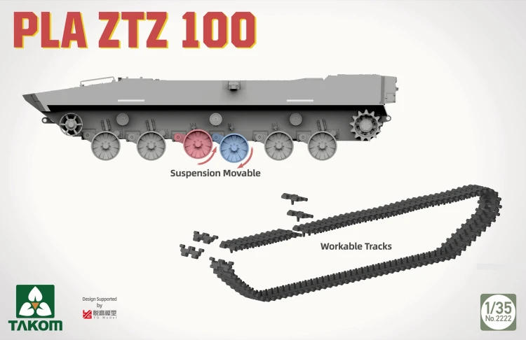 Czołg PLA ZTZ 100 2222 Takom