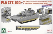 Czołg PLA ZTZ 100 & pojazd bojowy ZRY-222 & Robot Wolves 2222X Takom