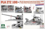 Czołg PLA ZTZ 100 & pojazd bojowy ZRY-222 & Robot Wolves 2222X Takom