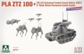 Czołg PLA ZTZ 100 & pojazd bojowy ZRY-222 & Robot Wolves 2222X Takom