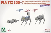 Czołg PLA ZTZ 100 & pojazd bojowy ZRY-222 & Robot Wolves 2222X Takom
