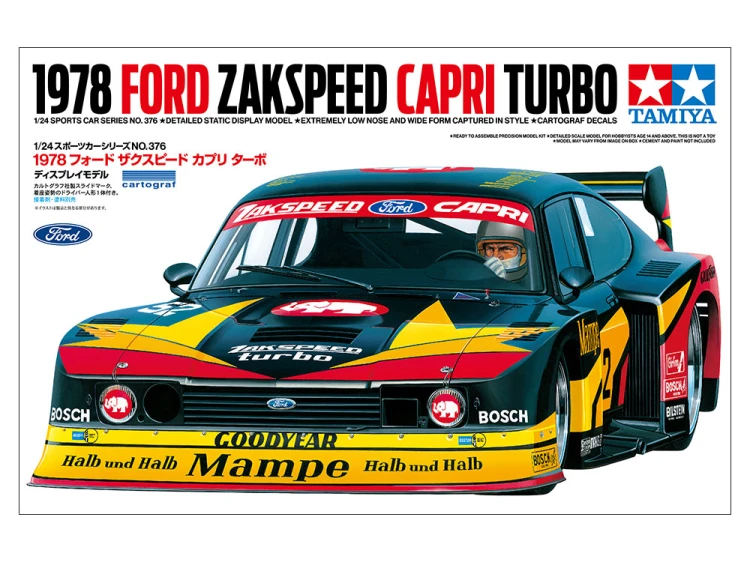 Ford Zakspeed Capri Turbo 1978 24376 Tamiya