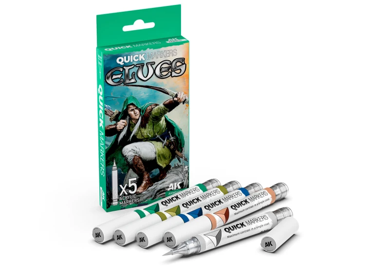 Markery Quick Markers Elves AKMQ101 AK Interactive