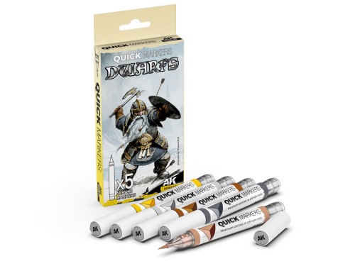 Markery Quick Markers Dwarfs AKMQ107 AK Interactive