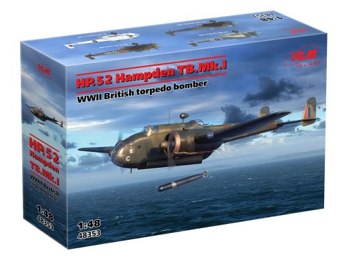 Samolot HP.52 Hampden TB.Mk.I 48353 ICM