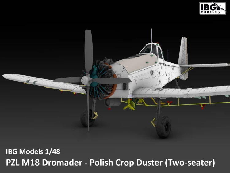 Samolot PZL M18B Dromader - Polish Crop Duster (Two-seater) 48002 IBG
