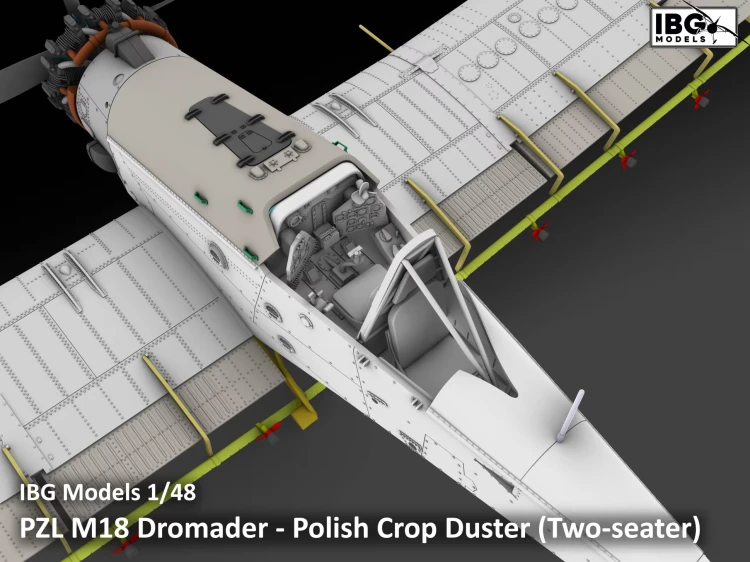 Samolot PZL M18B Dromader - Polish Crop Duster (Two-seater) 48002 IBG