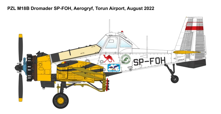Samolot PZL M18B Dromader - Polish Crop Duster (Two-seater) 48002 IBG