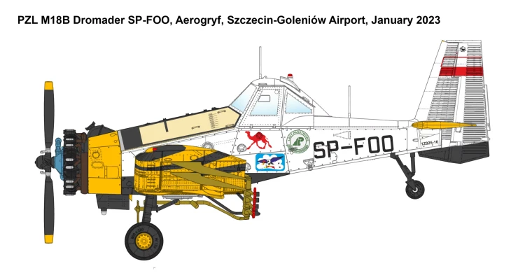 Samolot PZL M18B Dromader - Polish Crop Duster (Two-seater) 48002 IBG