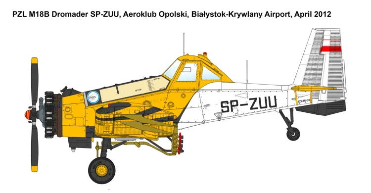 Samolot PZL M18B Dromader - Polish Crop Duster (Two-seater) 48002 IBG