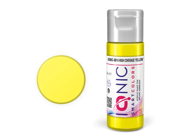 Farba akrylowa IONIC Smart Colors High Coverage Yellow IONIC-0014 AMMO Mig Jimenez