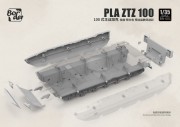 Czołg PLA ZTZ-100 & pojazd bojowy ZRY222 & Robot Wolves BN-001 Border