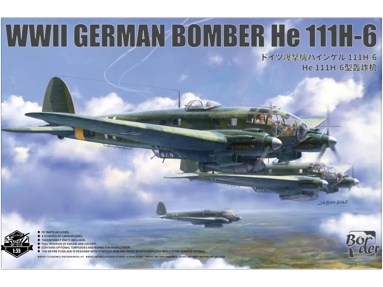 Samolot Heinkel He 111 H-6 BF-018 Border