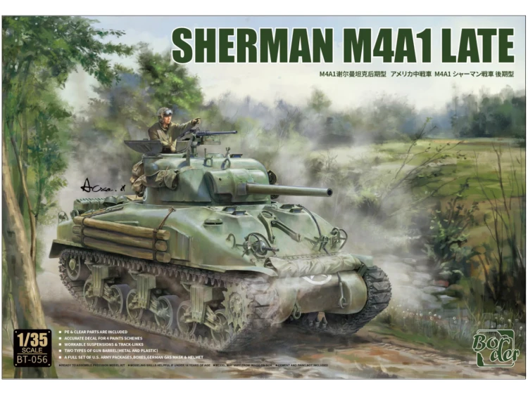 Czołg M4A1 Sherman Late BT-056 Border