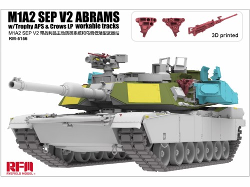 Czołg M1A2 SEP V2 Abrams w/Trophy APS RM-5156 RFM