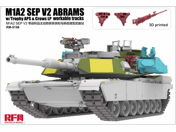 Czołg M1A2 SEP V2 Abrams w/Trophy APS RM-5156 RFM