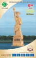 Statua Wolności składanka drewniana puzzle 3D P031 Sea-Land