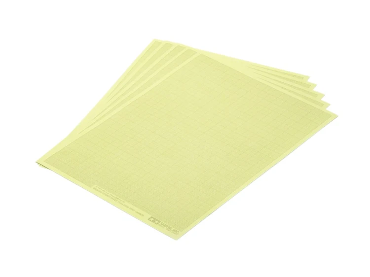 Arkusz naklejek maskujących Masking Sticker Sheet (1mm Grid) 87129 Tamiya