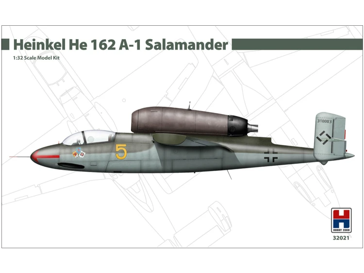 Samolot Heinkel He 162 A-1 Salamander 32021 Hobby 2000