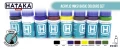 Zestaw tuszy akrylowych Acrylic Inks! Basic Colours Set HTK-QS01 Hataka