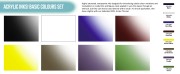 Zestaw tuszy akrylowych Acrylic Inks! Basic Colours Set HTK-QS01 Hataka