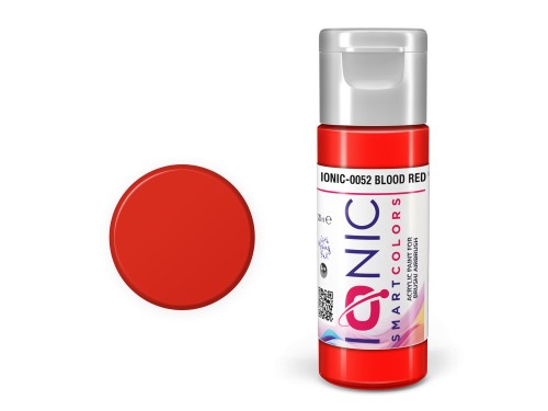 Farba akrylowa IONIC Smart Colors Blood Red IONIC-0052 AMMO Mig Jimenez