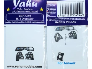 Fototrawiona tablica przyrządów do M18 Dromader