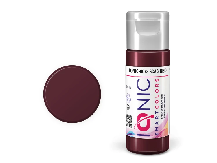 Farba akrylowa IONIC Smart Colors Scab Red IONIC-0073 AMMO Mig Jimenez