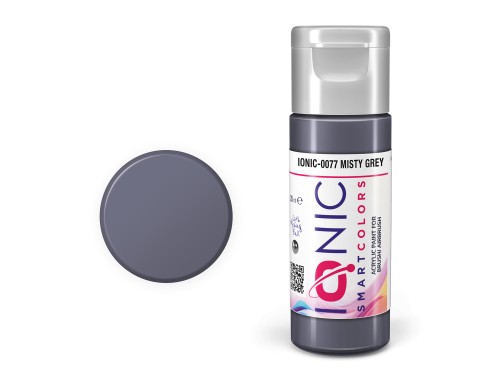Farba akrylowa IONIC Smart Colors Misty Grey IONIC-0077 AMMO Mig Jimenez