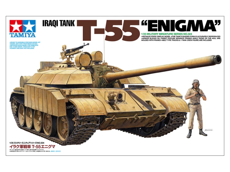 Czołg T-55 Enigma Iraqi Tank 35324 Tamiya
