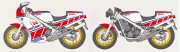 Yamaha RZV500R 14037 Tamiya